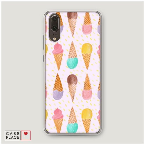фото Чехол силиконовый huawei p20 парад рожков case place