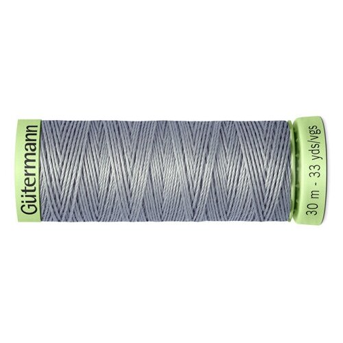 02 Нить Top Stitch для отстрочки, 30м, 100% п/э Gutermann 744506 (040 пепельно-серый)