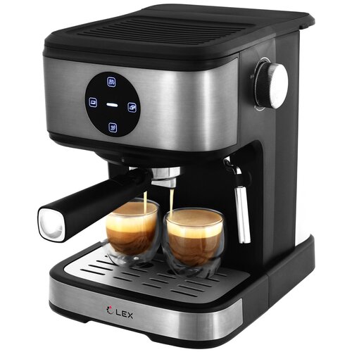 Кофеварка эспрессо Lex LXCM 3502-1 черная 790000₽