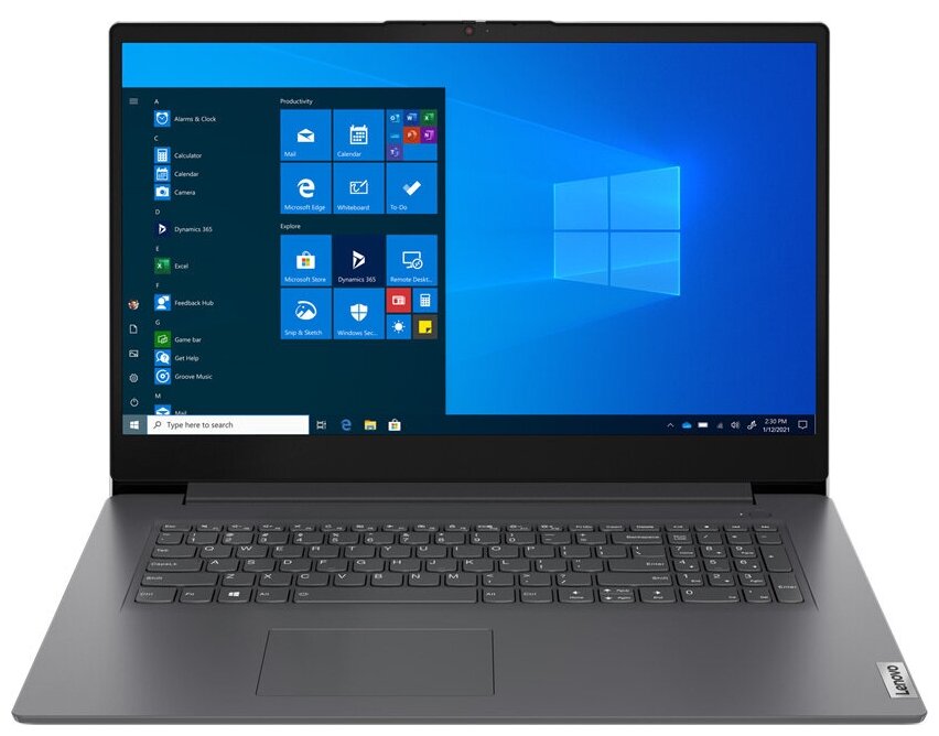 Lenovo V17 G2 ITL 82NX - Intel Core i5 1135G7 / 2,4 GHz - Win 10 Home 64-Bit - Iris Xe Graphics - 8GB RAM - 512GB SSD NVMe - 43,9 cm (17.3") IPS 1920 x 1080 (Full HD) - Wi-Fi 6 - Iron Gray - kbd: Deutsch (82NX00EJGE)