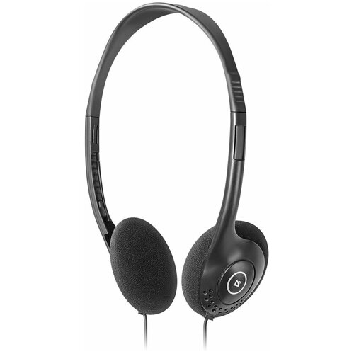 Наушники DEFENDER Aura 101 проводные 18 м накладные черные 63101 834₽