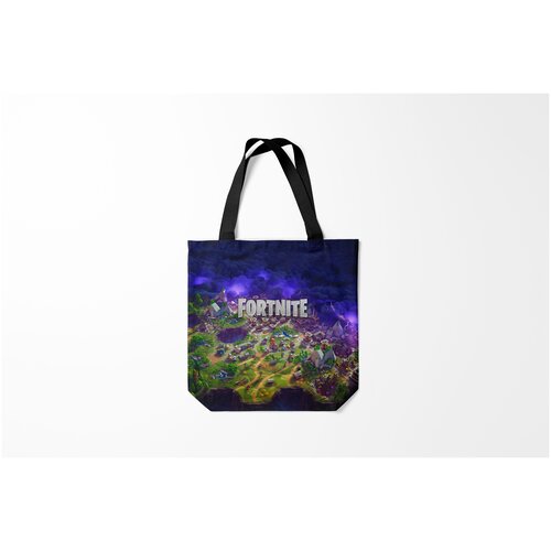 фото Сумка-шоппер / 40х40 см / геймерам / fortnite burnettie
