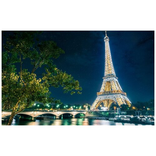 фото Интерьерная картина-обогреватель warmart "эйфелева башня в париже" 60х100 см