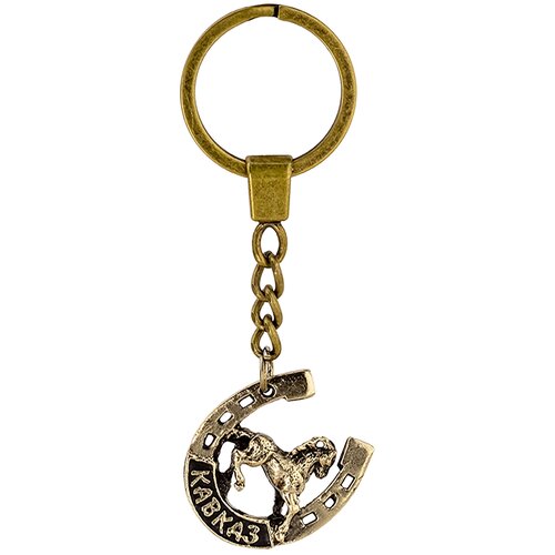Брелок Пятигорская бронза «Золотая Антилопа» сувенир подкова 11×10×0 3 см на счастье береста