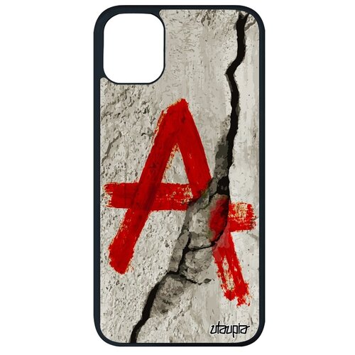 фото Защитный чехол на смартфон // apple iphone 11 pro max // "анархия" дизайн знак, utaupia, серый