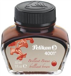 Pelikan Флакон с чернилами "Pelikan INK 4001 78", Brilliant Brown чернила коричневые чернила 30мл