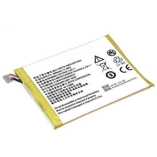 Аккумуляторная батарея Li3830T43P6h856337 для ZTE Blade S6 Lux, X9 3.8V 3000mAh аккумулятор для zte blade x9 blade s6 v5 pro li3830t43p6h856337