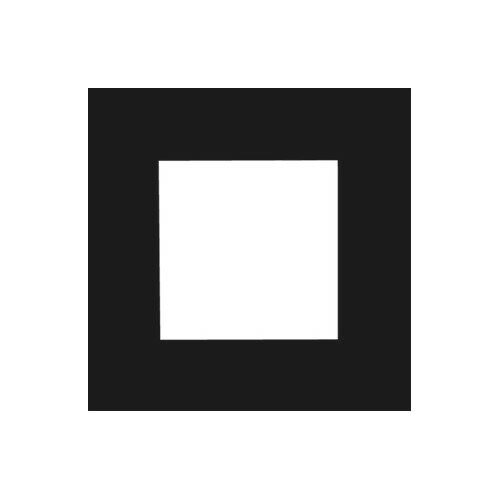 Рамка для одного модуля 45x45 мм Audac CF45S/B