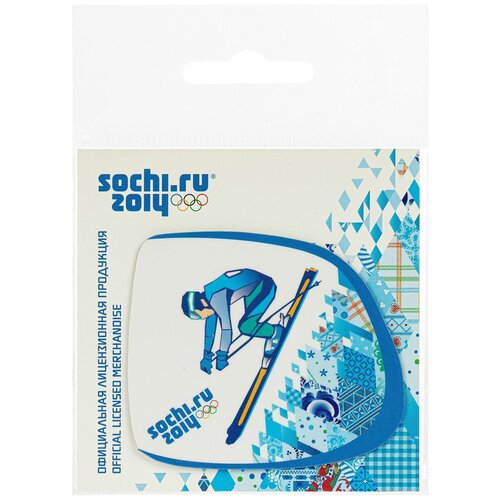 Магнит 004СР Горнолыжник Sochi 2014