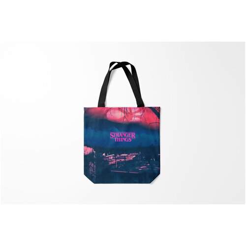фото Сумка-шоппер / 40х40 см / сериалы / очень странные дела burnettie