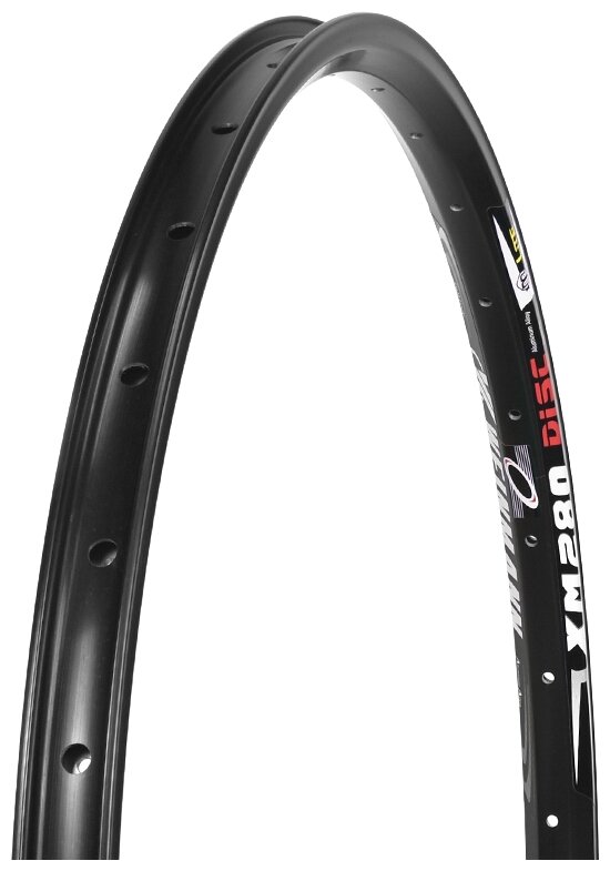 Обод WEINMANN XM-280 29"х36H Disc brake BLACK, шир.28мм, пос. шир.21.6мм, выс.19.8мм, черный HQ-0005510