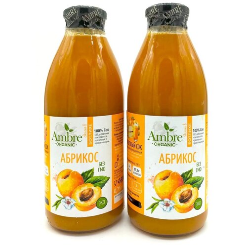 Сок абрикосовый Ambre Naturel Абрикос 750 мл * 2 штуки