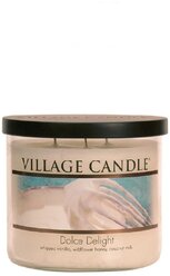 Ароматическая свеча Village Candle "Сливочный Восторг", чаша, средняя