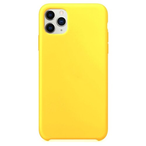 фото Чехол-накладка для iphone 11 pro max silicone case nl желтый (4)