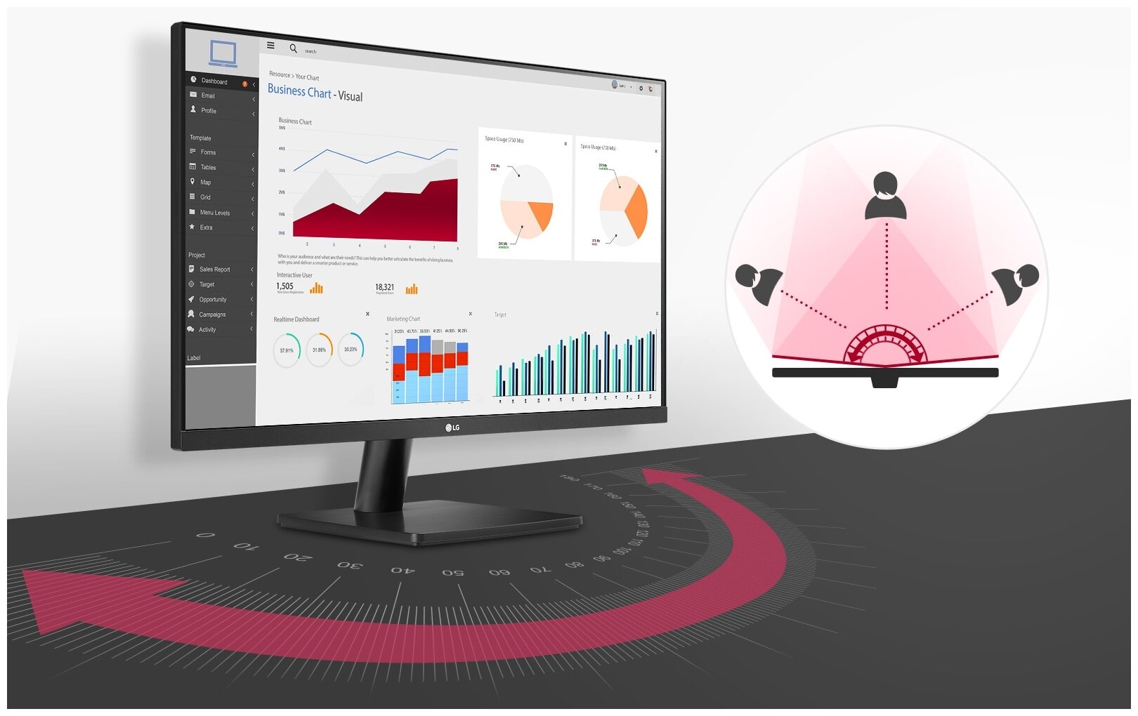 Монитор LG 27MP500-W