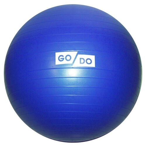 Мяч для фитнеса 'Anti-burst GYM BALL' матовый. Диаметр 75 см: FB-75 1050г (Синий).