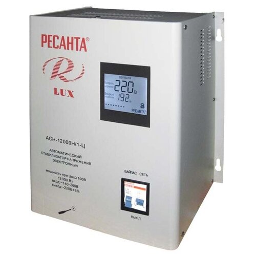 Стабилизатор напряжения Ресанта Lux АСН-12000 Н/1-Ц