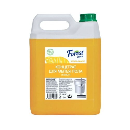 Forest Clean Концентрат для мытья пола Сочный лимон Aroma, 5 л, 5 кг