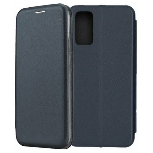 Чехол-книжка Fashion Case для Samsung Galaxy S20 G980 темно-синий кожаный чехол книжка gsmin series ktry для samsung galaxy s20 с магнитной застежкой темно коричневый