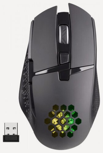 Изображение товара Мышь Defender Glory GM-514 черный, LED, 7D, 400 мАч, 3200dpi (52514)