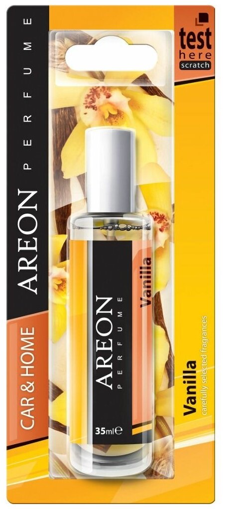 Ароматизатор AREON флакон спрей 35мл PERFUME 35ML BLISTER "VANILLA"