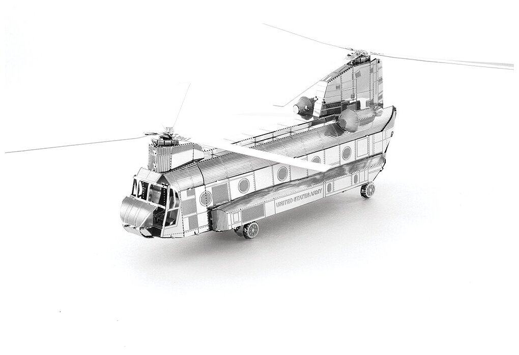 Металлический 3D конструктор Вертолет Chinook CH-47, М. 1:160