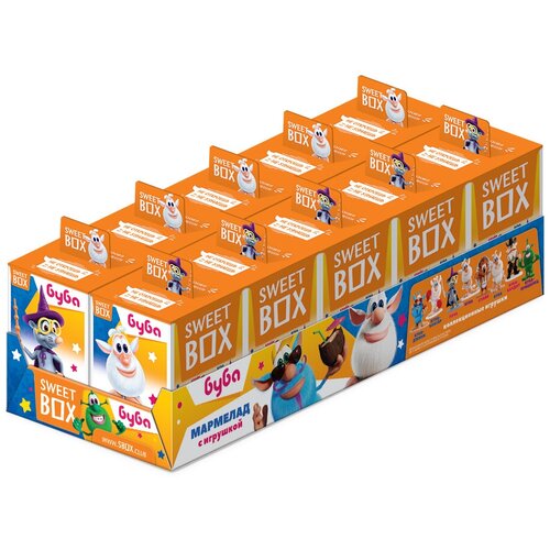 Sweet Box Конфитрейд свитбокс буба 2 Мармелад с игрушкой в коробочке, 10шт*10г