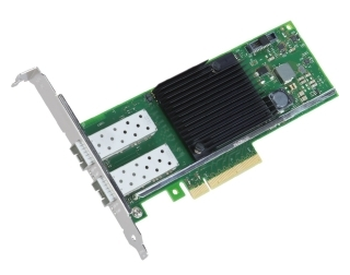 Адаптер Intel Ethernet Converged Network Adapter X710-DA2, 10GbE/1GbE dual ports SFP+, open optics, PCI-E 3.0x8 (Low Profile and Full Height brackets included) bulk (EX710DA2G1P5)