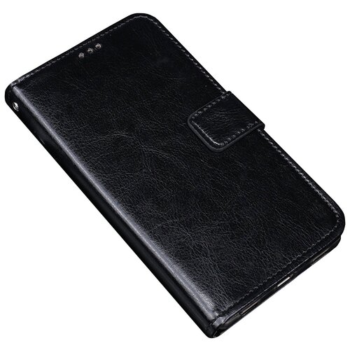 фото Чехол-книжка mypads для xiaomi mi 8 pro с мульти-подставкой застежкой и визитницей черный