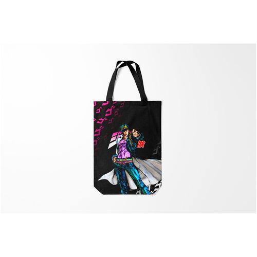 фото Сумка-шоппер / 31х42 см / аниме / jojo bizarre adventure дзетаро смотрит burnettie