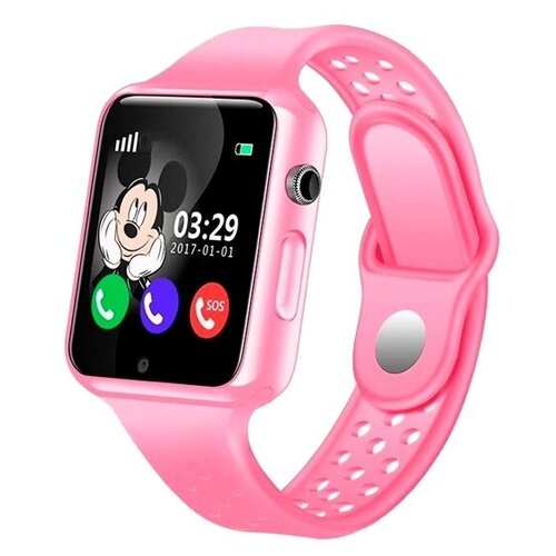 фото Детские умные часы smart baby watch g98, розовый китай