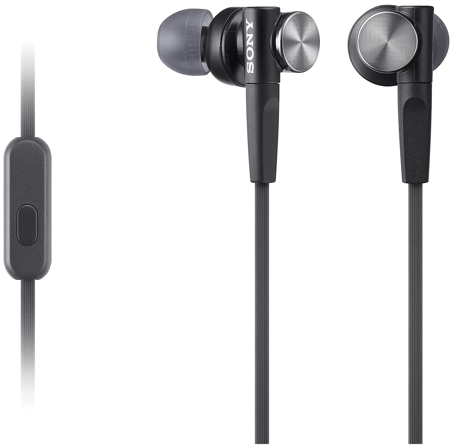 Наушники Sony MDR-XB50AP, mini jack 3.5 mm, черный