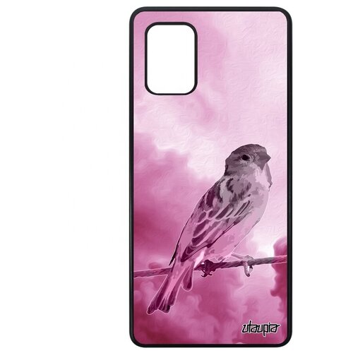 фото Модный чехол на телефон // galaxy a71 // "воробей" воробушек маленький, utaupia, розовый