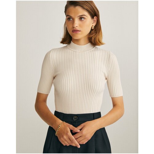 фото Трикотажный топ с укороченным рукавом (м) i am studio