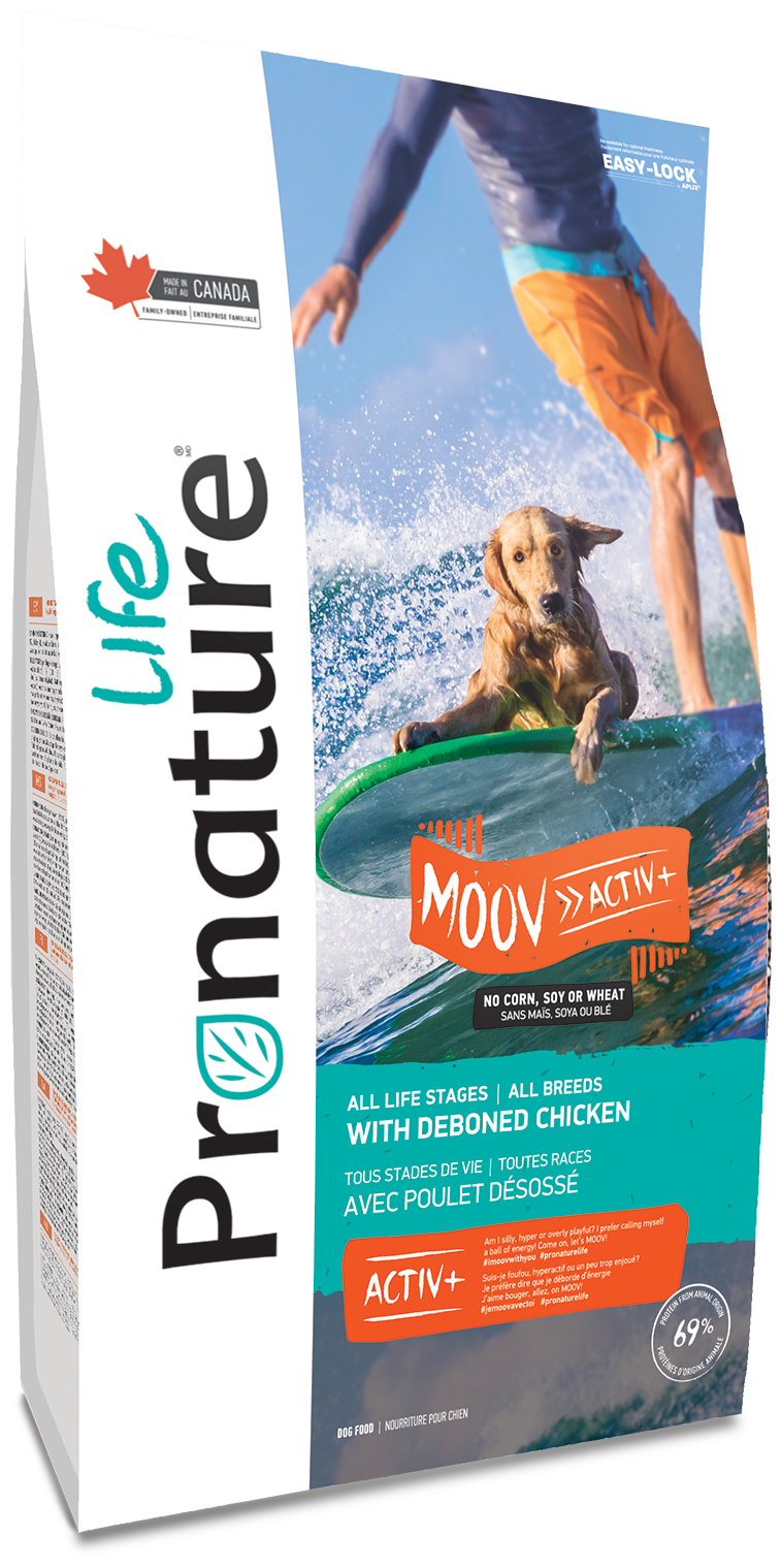 Pronature Life Moov Activ+ - Сухой корм для активных собак, с мясом курицы (2,27 кг)