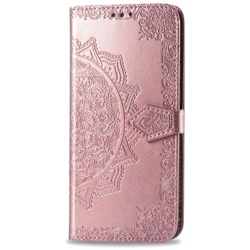 фото Чехол-книжка mypads для samsung galaxy a41 sm-a415f (2020) розовый с красивыми загадочными узорами женский детский прикольный необычный