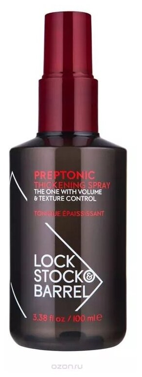 Прептоник- спрей Lock Stock & Barrel для утолщения волос 100 мл