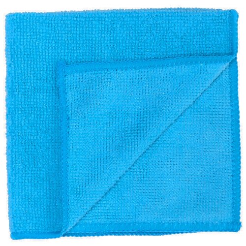 Салфетка универсальная из микрофибры,29х29см, 1шт,голубая.