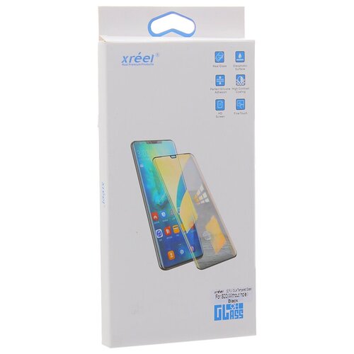 Стекло защитное для Samsung S20 (цельное) с закругленными краями Xreel 3D Full Glue Premium Glass (полноклейкое) Черное