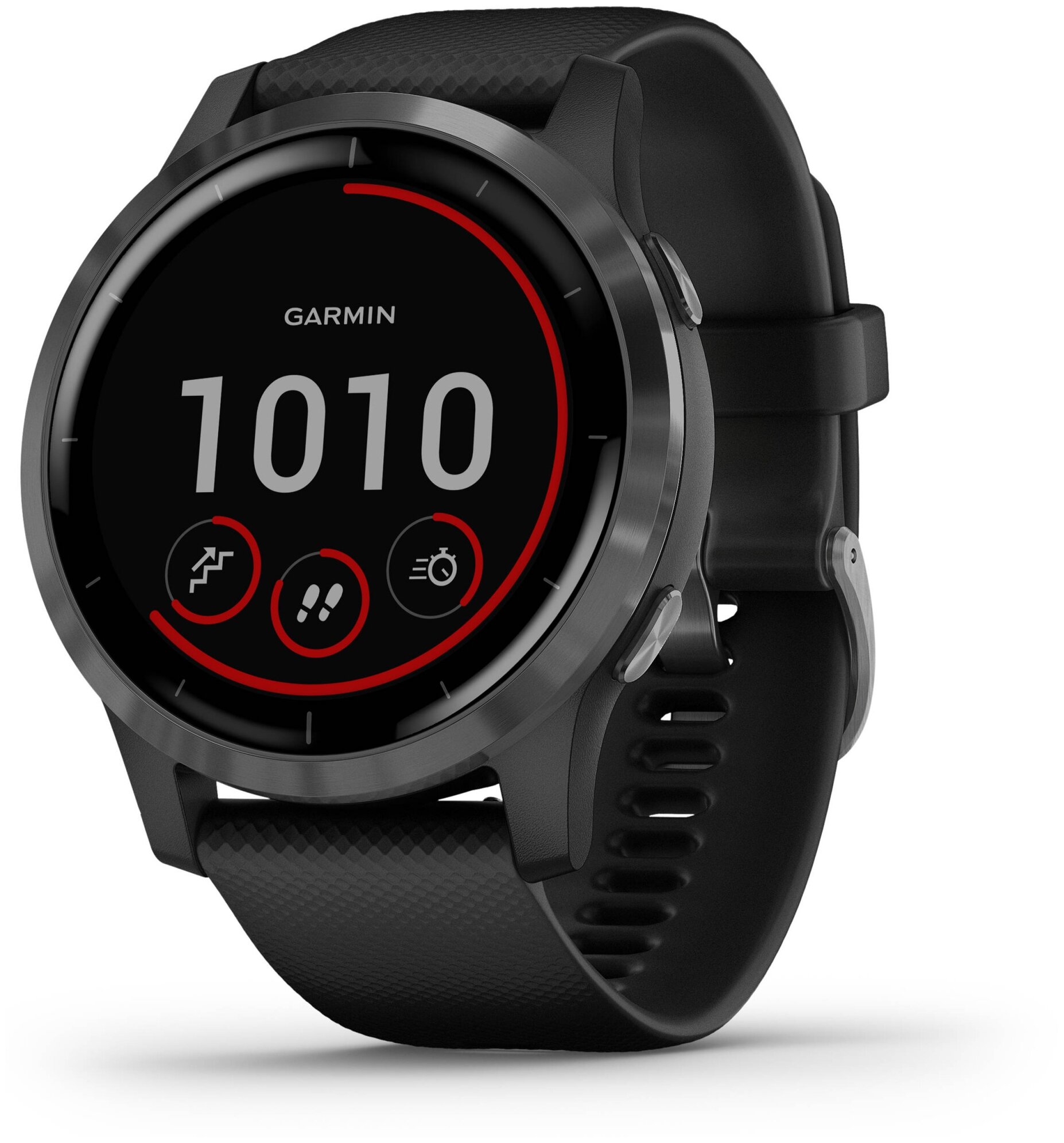 Умные часы Garmin Vivoactive 4 Wi-Fi NFC, серый/черный