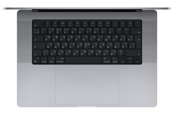 162 Ноутбук Apple Macbook Pro 16 Late 2021 34562234 Apple M1 Max 32 ГГц RAM 64 ГБ LPDDR5 SSD 1 ТБ Apple graphics 32-core macOS Z14X0004F серый космос