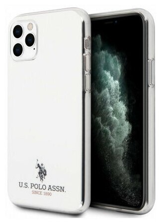 Чехол CG Mobile U.S. Polo Assn. PC/TPU Logo Small horse Hard для iPhone 11 Pro Max цвет Белый (USHCN65TPUWH) USHCN65TPUWH