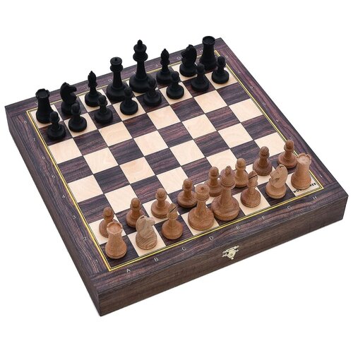 Шахматы в ларце Турнирные бук, WoodGames шахматы турнирные из бука