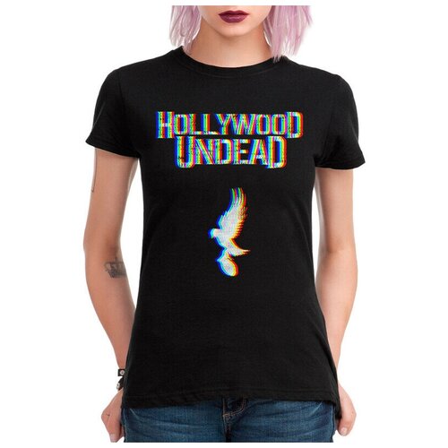 Футболка DreamShirts Группа Hollywood Undead Женская Черная 3XL