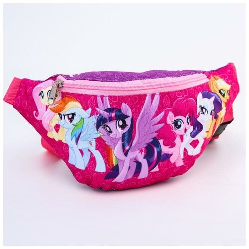 Сумка поясная Hasbro, розовый, красный сумки для детей hasbro сумка детская cuuute my little pony 15x12х4 см