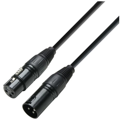 DMX-кабель 3-pin XLR (M)-XLR (F), 3м Adam Hall K3 DMF 0300 adam hall k3 mmf 0050 микрофонный кабель 3star xlr f xlr m с разъёмами ah 0 5 м