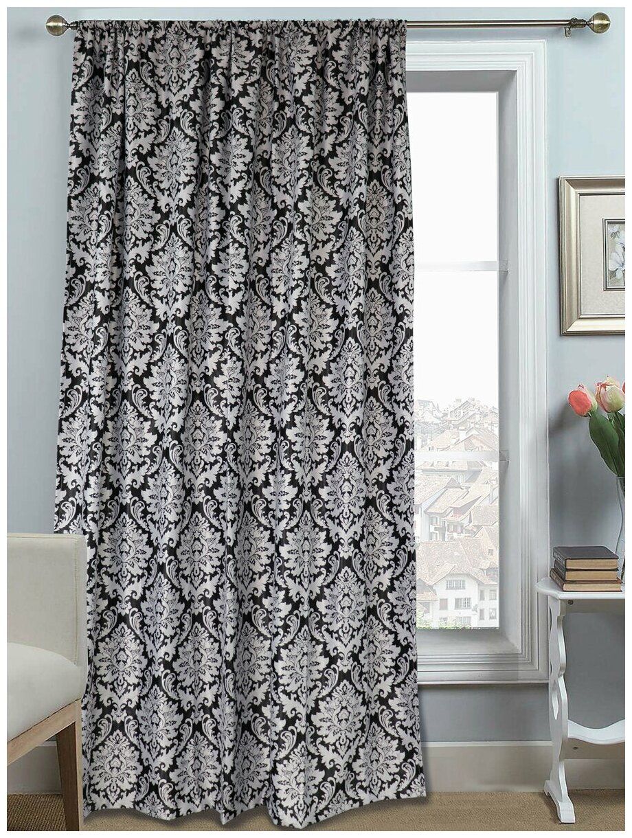 фото Amore Mio Классические шторы Lysander Цвет: Чёрный