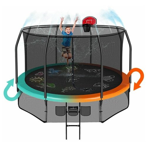 фото Батут clear fit familyhop 14ft