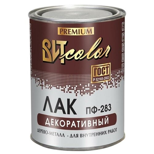 Лак интерьерный алкидный ВИТcolor ПФ-283 глянцевый 1,6 кг