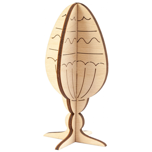 Сборная модель Яйцо/волны шар фольгированный 30 яйцо пасхальное на подставке золото